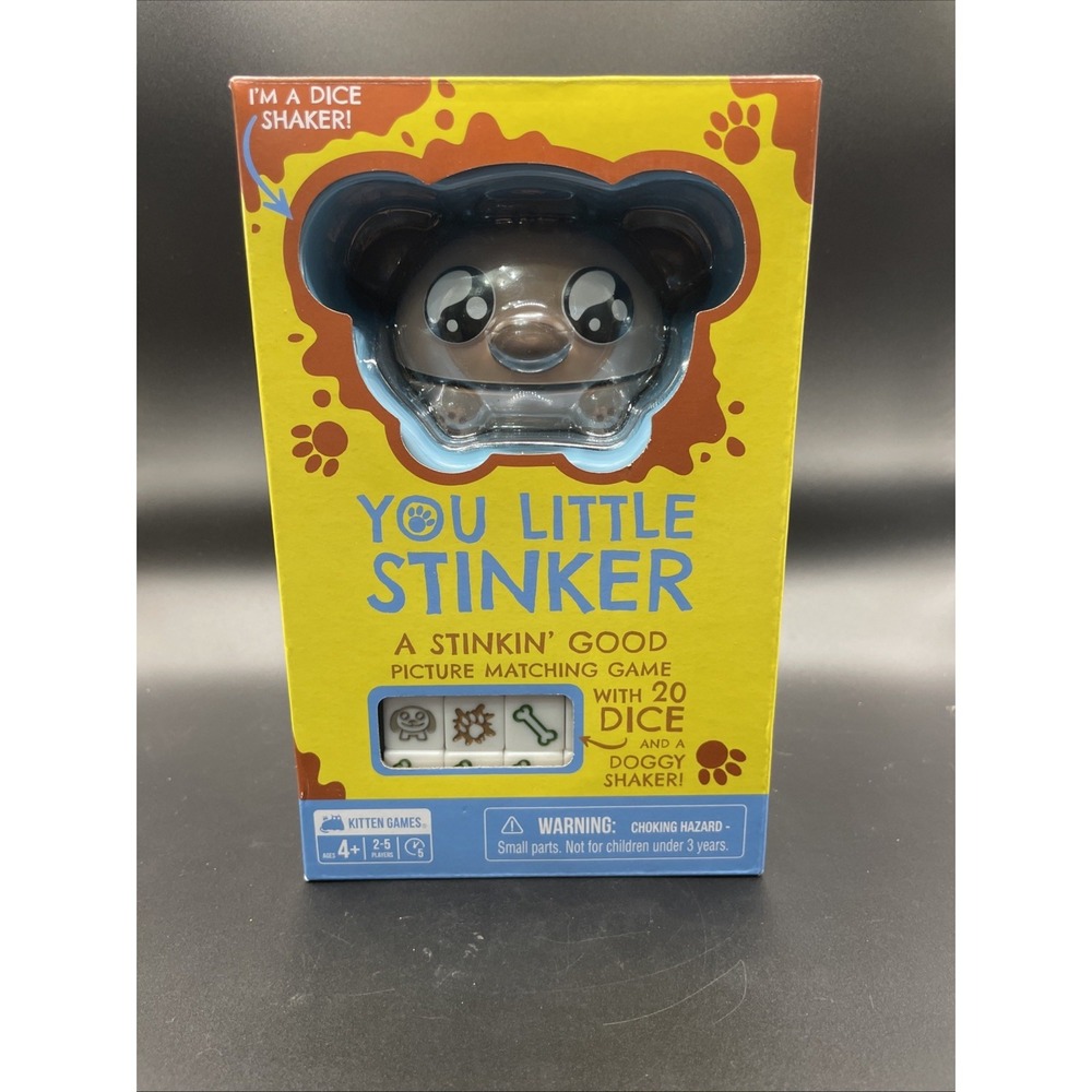 YOU LITTLE STINKER A Stinkin Good Picture Matching Game 20‎ Dice Doggy Shaker